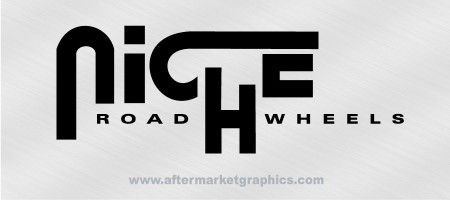 Niche Road Wheels Decals - Pair (2 pieces)